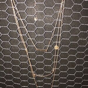 Triple Strand Gold Necklace